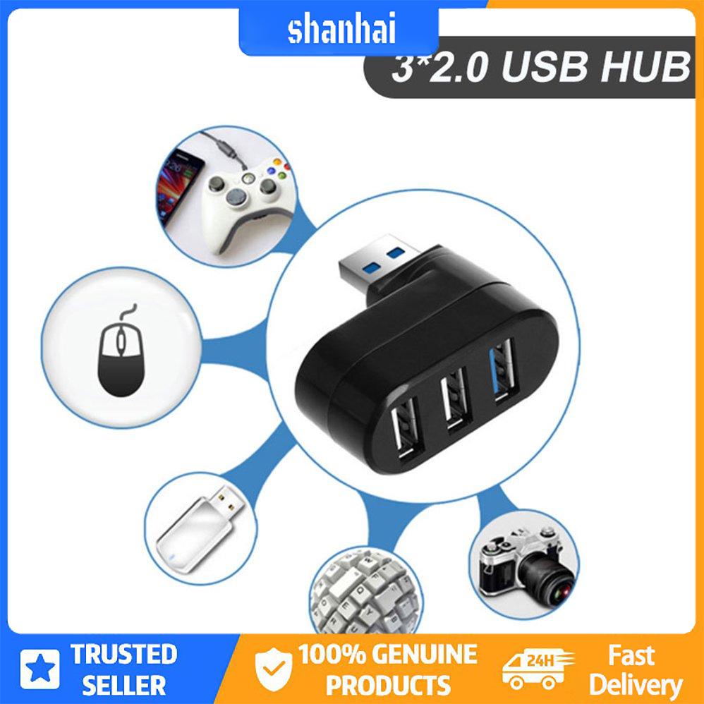 Bộ Chia 3 / 6 Cổng Usb Hub Hab 1 Đầu Đọc Usb 3.0 Cho Pc Laptop