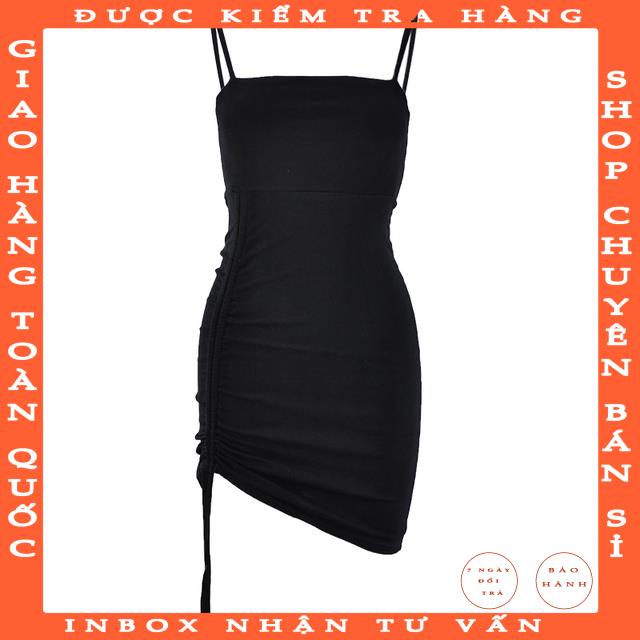 Váy đầm 2 dây nữ ôm body rút eo kiểu mới tôn dáng luongphon