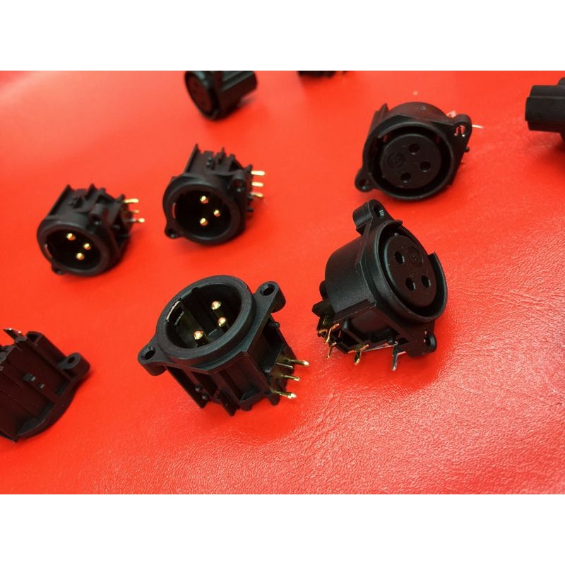 XLR Chassis Đực 3 pin (chân)