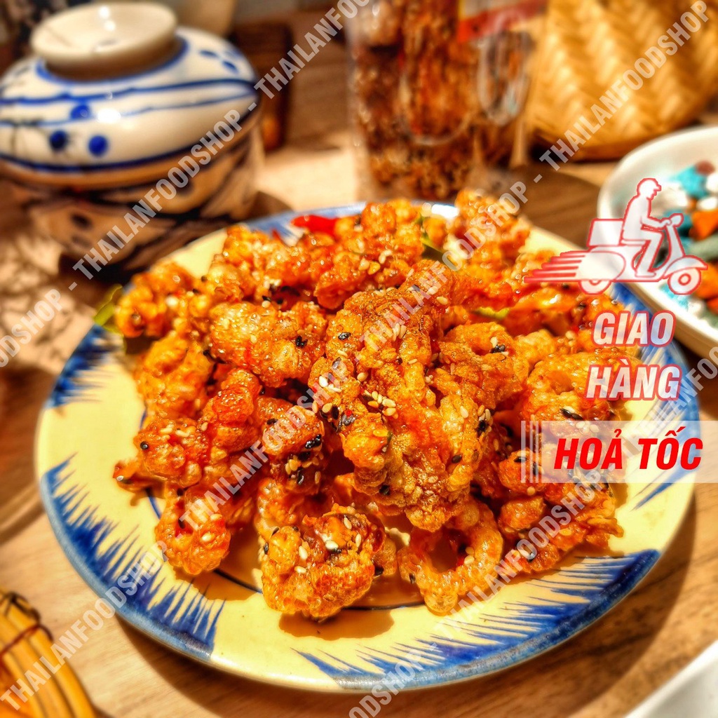 Chân Gà Rút Xương Sấy Giòn Sốt Chanh Dây Lon 250Gram - Ăn Liền