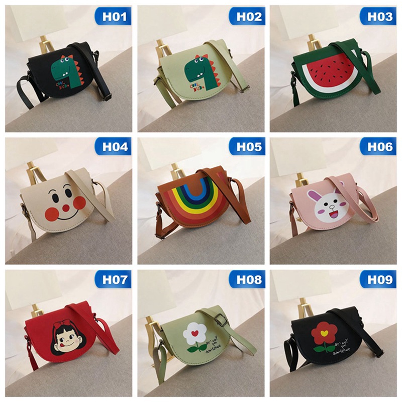 Tmdbyx Túi đeo chéo họa tiết hoạt hình dành cho bé gái
