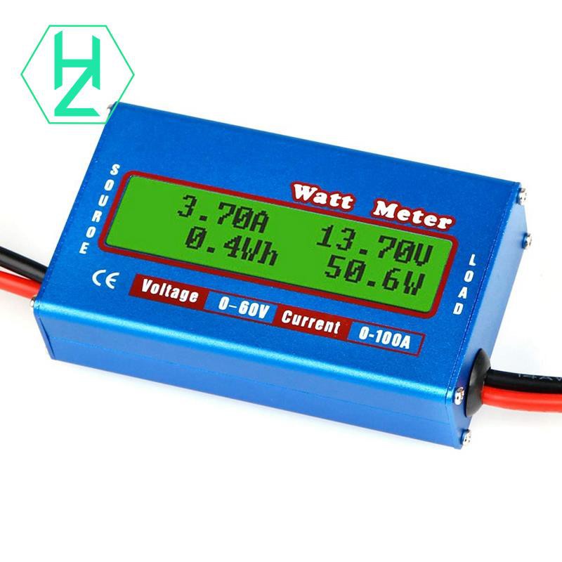 100A 60V High Accuracy Digital LCD Watt Tester Power Meter