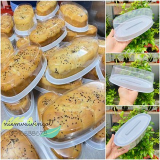 Hộp nhựa Oval nắp trong