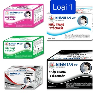 1 Hộp Khẩu trang y tế Khánh An ( Hộp 50 Cái )