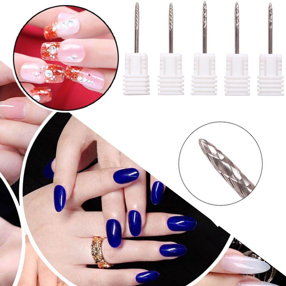 Mũi Khoan Móng Tay 3 / 32 &quot;Loại Bỏ Biểu Bì Da Chết Chất Liệu Cacbua Tiện Dụng