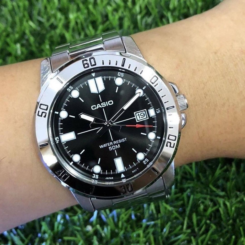 Đồng hồ Nam dây da Casio MTP-VD01 chính hãng bảo hành 1 năm Pin trọn đời