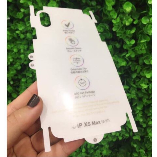Miếng Dán Mặt Lưng PPF Dành Cho IPhone XS max