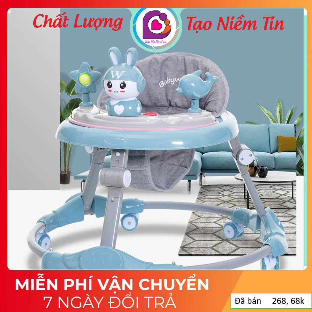 Xe Tròn Tập Đi Cho Bé hot hit 2021 Có Bàn Ăn Dặm. Có bộ đủ như video[Hàng chuẩn] 1B