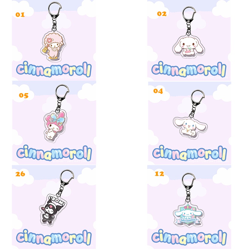 Móc Khóa Bằng Acrylic Hình Kuromi Đáng Yêu