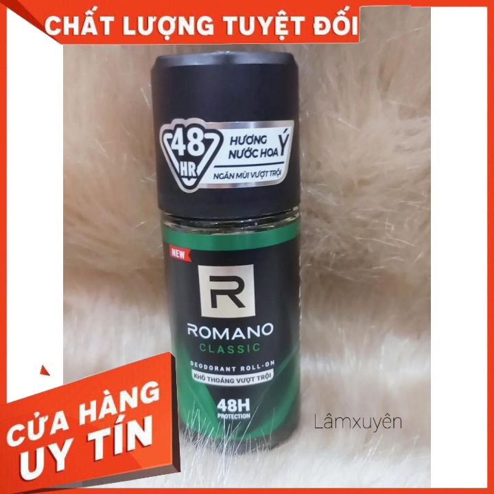 Lăn Khử Mùi ROMANO NAM 50ML _20ML cung cấp hàng 100% chính hãng  giảm tiết mồ hôi ,mùi hương nam tính giữ lâu