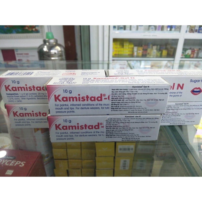 KEM ĐÁNH BAY NHIỆT MIỆNG KAMISTAD GEL 10G