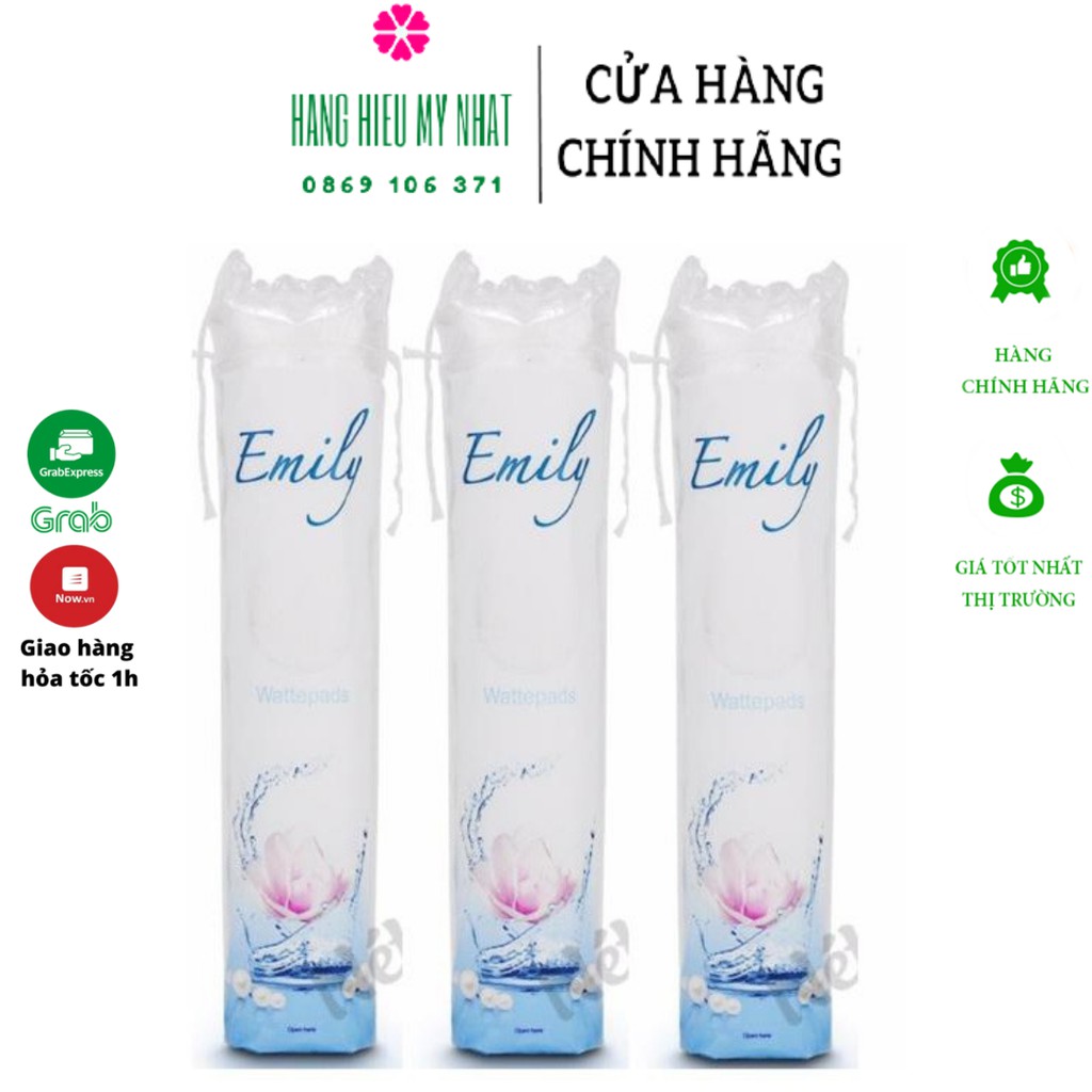 Bông tẩy trang Emily Đức 120 miếng