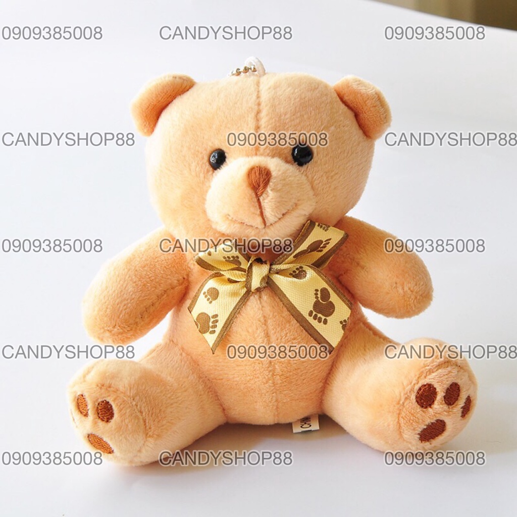 Móc khóa gấu bông Teddy dễ thương - Candyshop88
