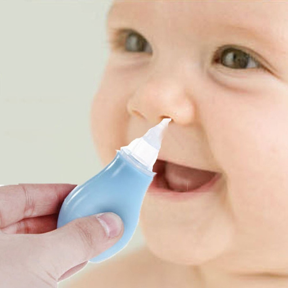 Bình silicone hút vệ sinh mũi cho bé