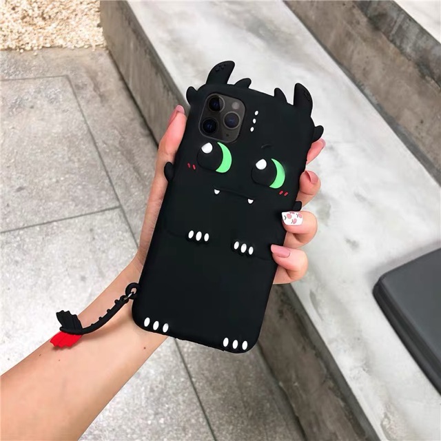 Ốp couple răng sún toothless đáng yêu