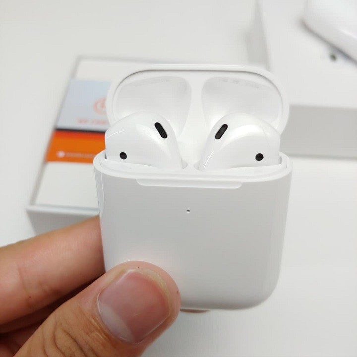 Airpods 2 (Đổi Tên - Định Vị) Chống ồn, Cảm biến vân tay [Phiên Bản Cao Cấp Như Auth]