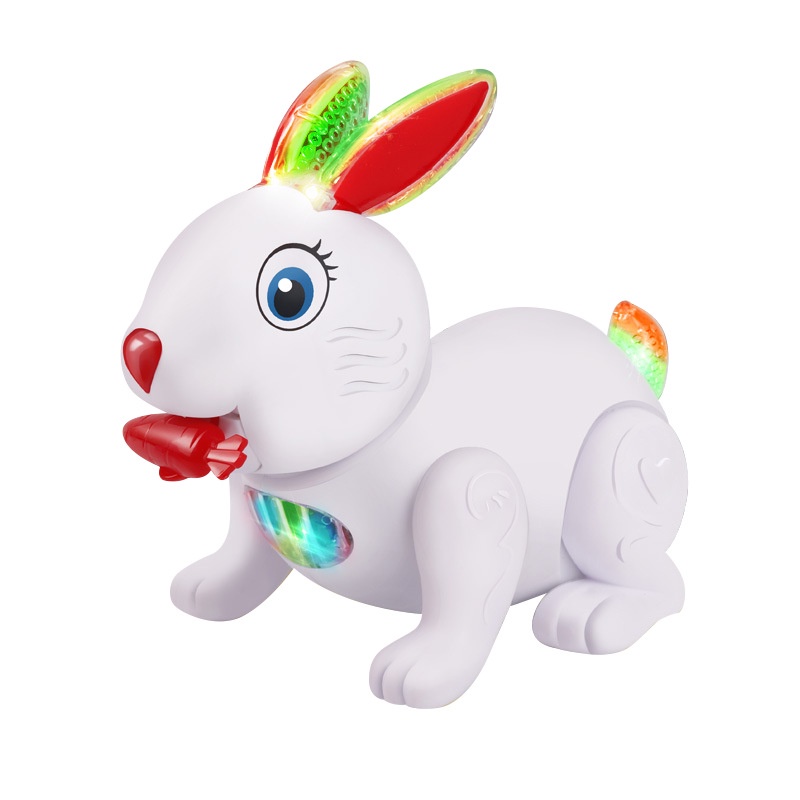Đồ Chơi trẻ em Chú Thỏ Nhảy Múa, phát sáng, có Nhạc, có Đèn