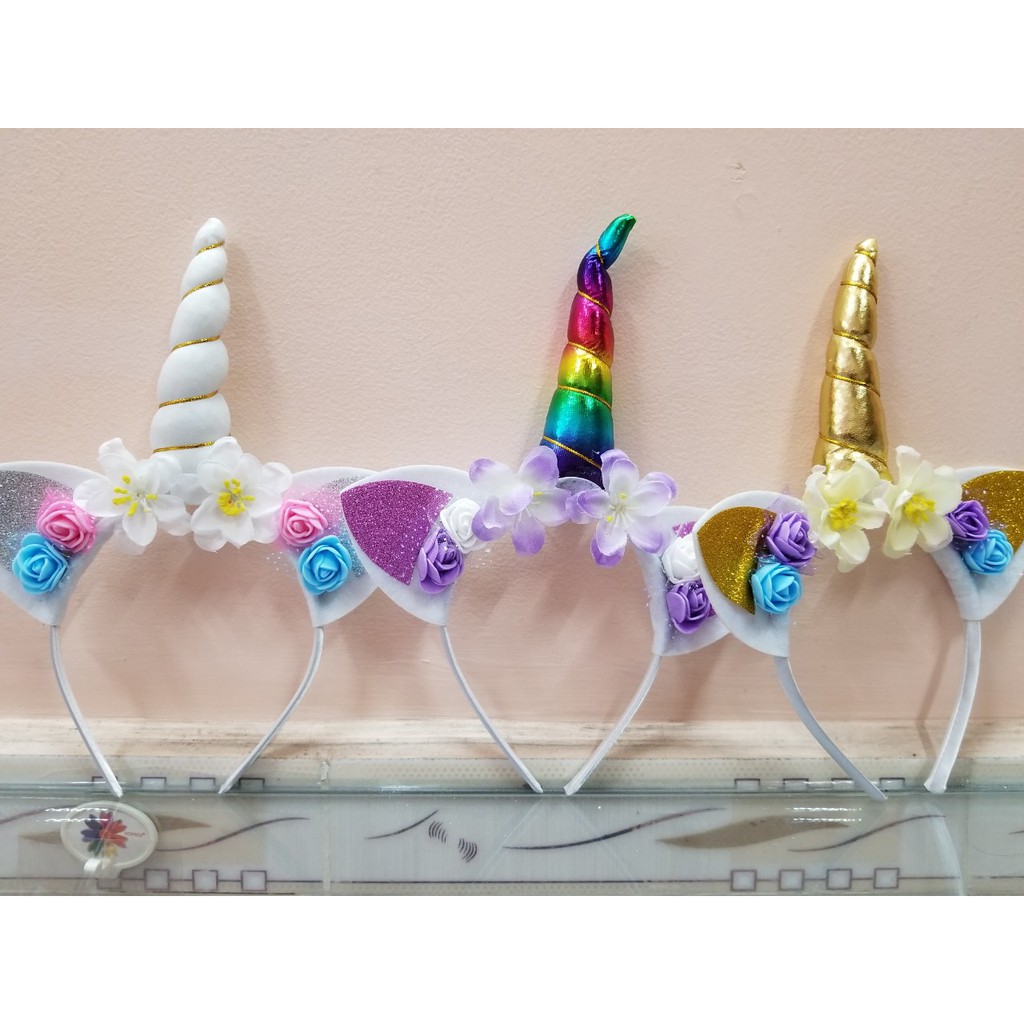 Băng đô cài tóc cho bé Unicorn Pony dễ thương cho bé trang trí tiệc sinh nhật