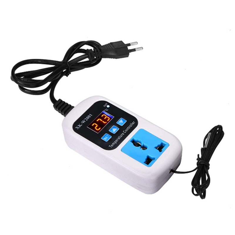 Ổ cắm điều khiển nhiệt độ VKS-W2001 Điều khiển nhiệt độ Công tắc hoàn toàn tự động Có thể điều chỉnh màn hình kỹ thuật số Ổ cắm điều khiển nhiệt độ