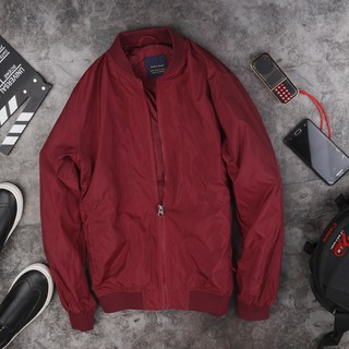 áo khóa gió nam màu đỏ size S sale giảm giá