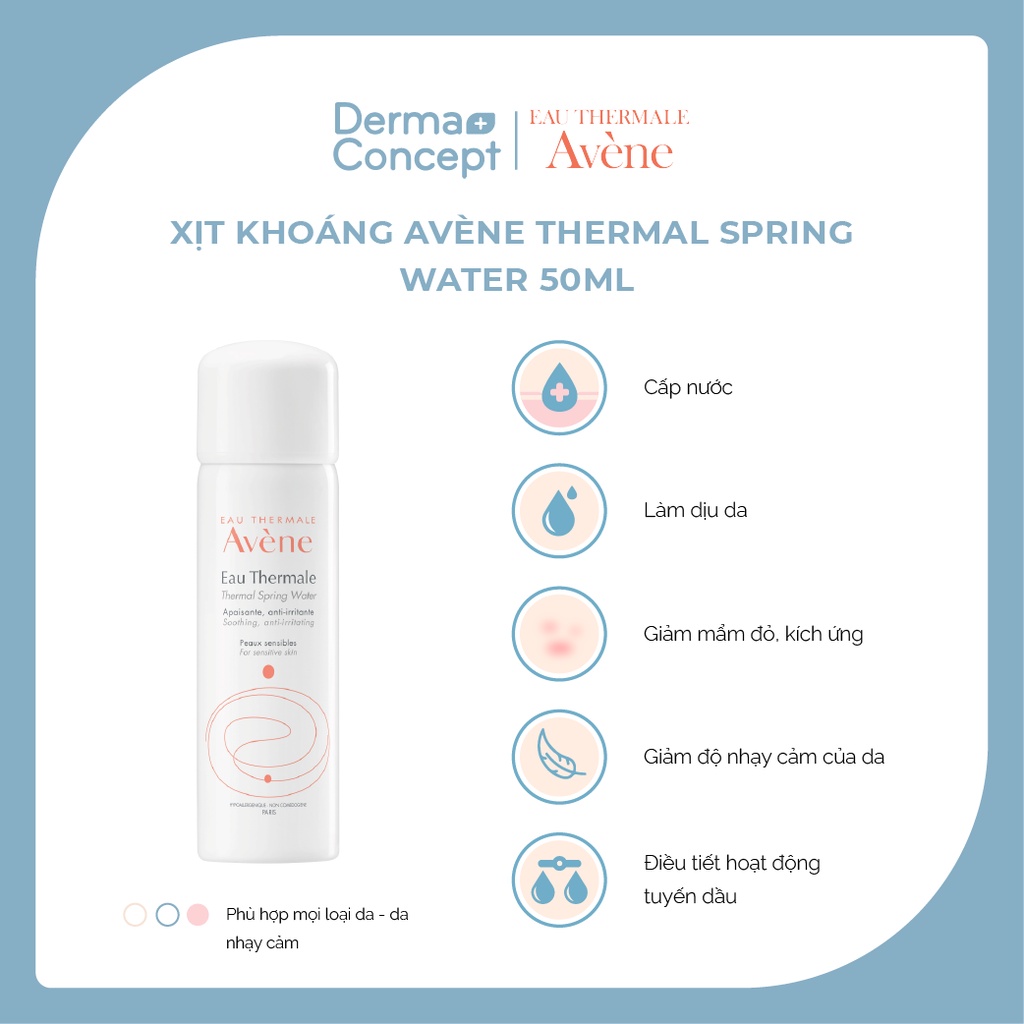 Xịt khoáng Avene Thermal Spring Water 150ml/ 300ml [NHẬP KHẨU CHÍNH HÃNG 100%]