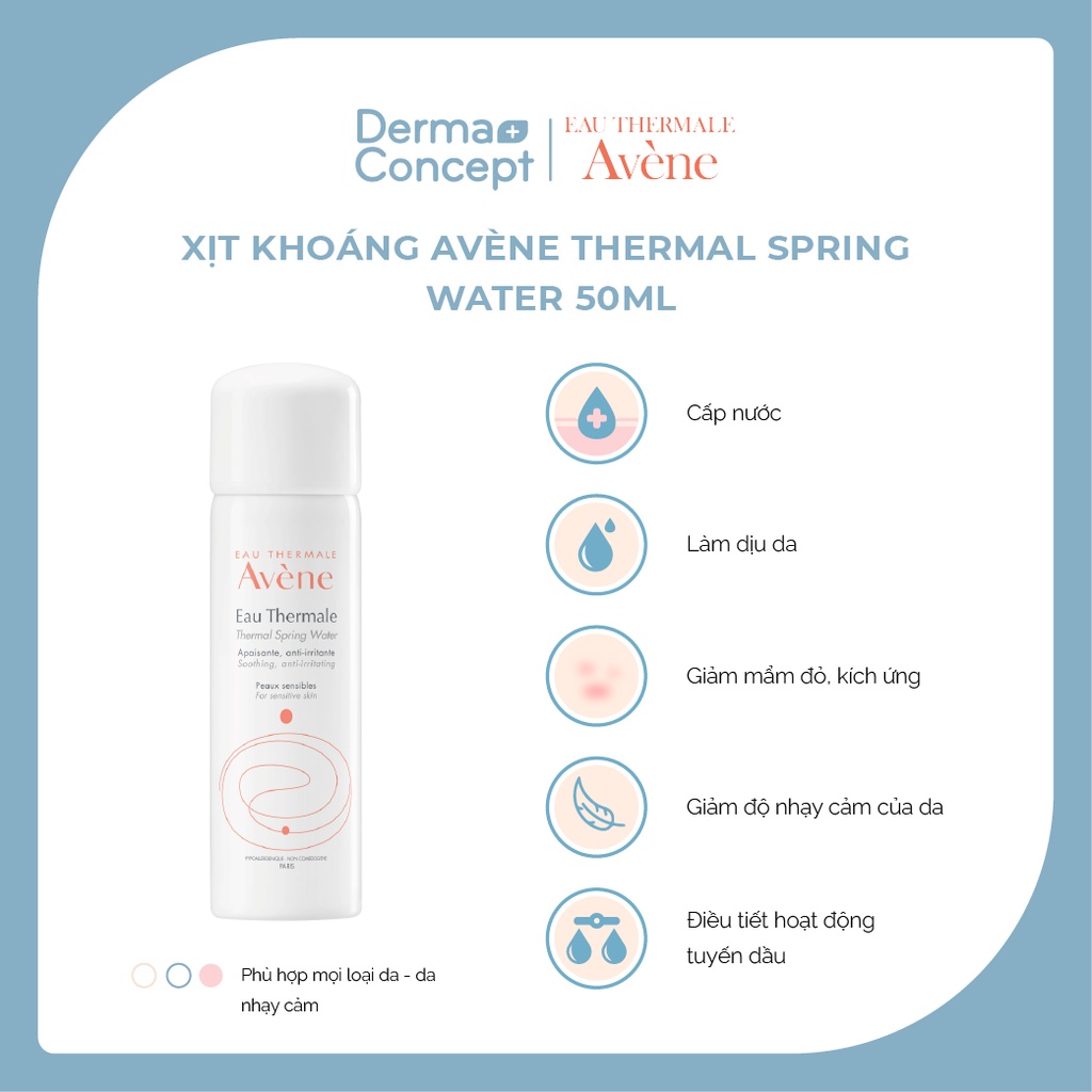 Xịt khoáng Avene Thermal Spring Water 150ml/ 300ml [NHẬP KHẨU CHÍNH HÃNG 100%]