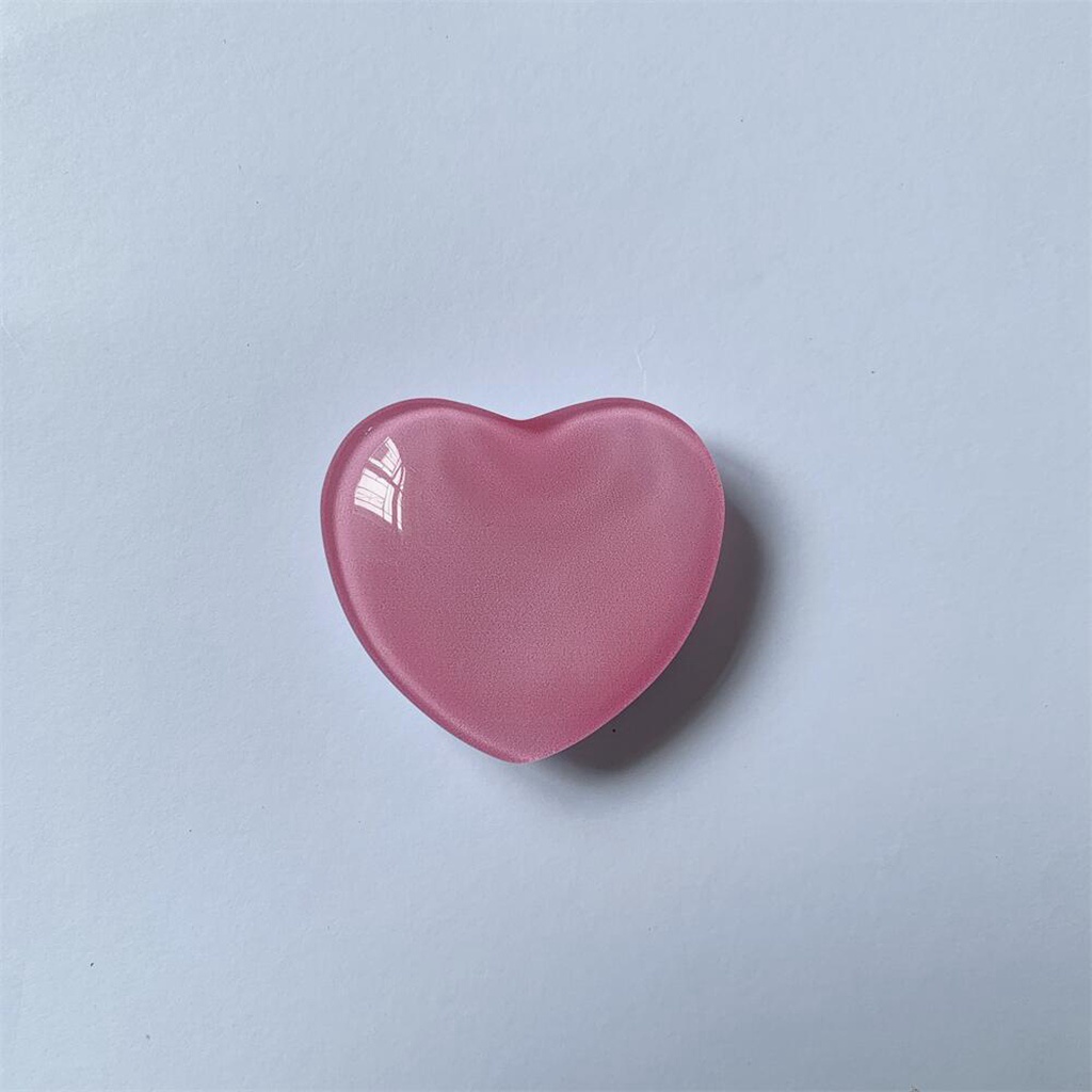 Giá Đỡ Điện Thoại / Máy Tính Bảng Bằng PC Trong Suốt Hình Trái Tim 3D