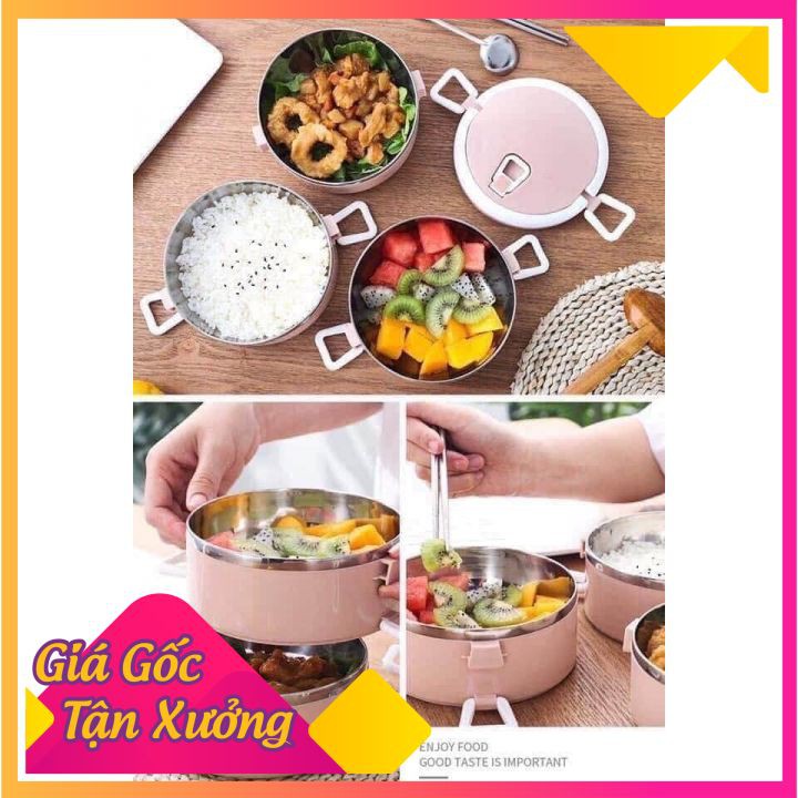CẶP LỒNG CƠM LÚA MẠCH 4 TẦNG TO RỘNG - TƯƠNG ĐƯƠNG 2800ml [LOẠI ĐẸP] | BigBuy360 - bigbuy360.vn