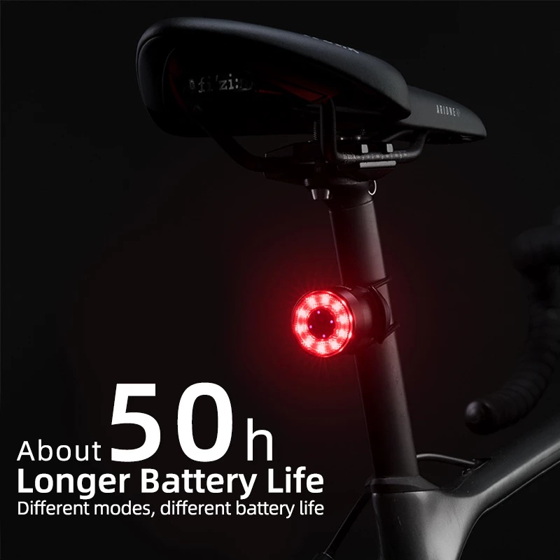 [Fulfilled by Shopee] Đèn LED gắn sau yên xe đạp Rockbros 7 màu trong 1 đẹp mắt an toàn