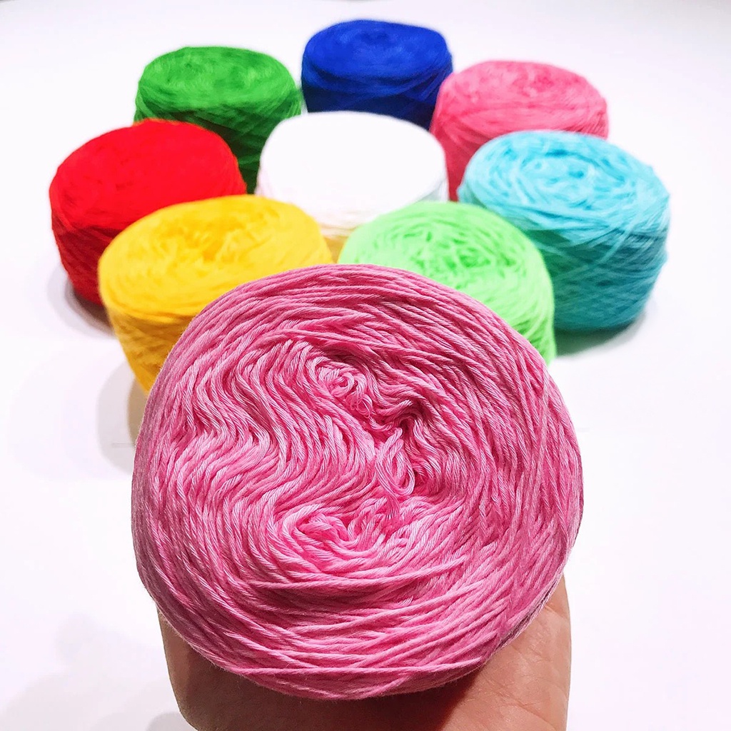Sợi Cotton Việt Nam Cuộn 100g (Mã từ 01 đến 50)