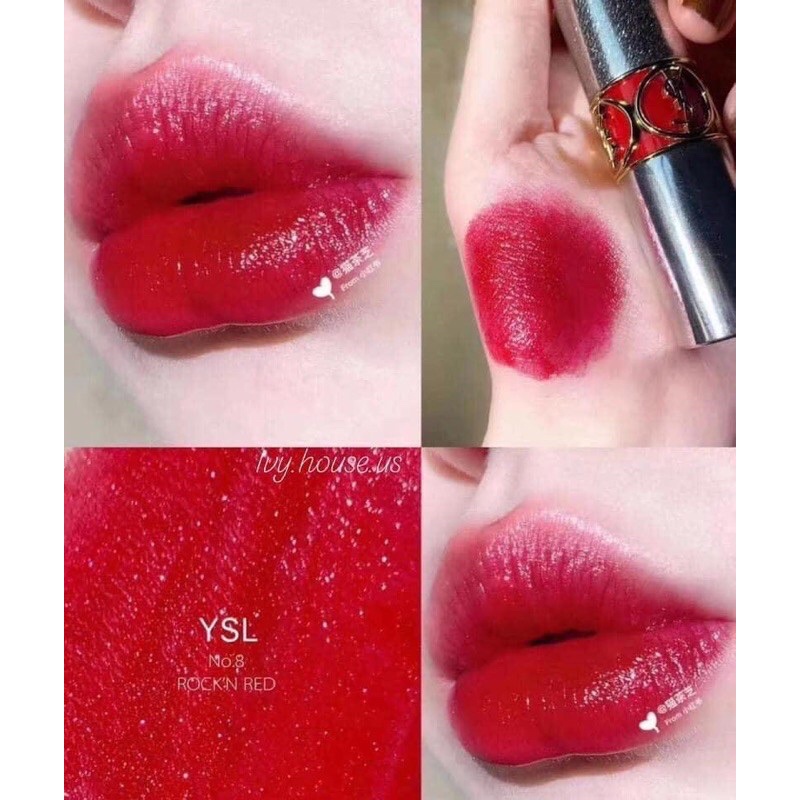 SĂN SALE Son thỏi YSL shine rock n red 08 - Ysl shine 84