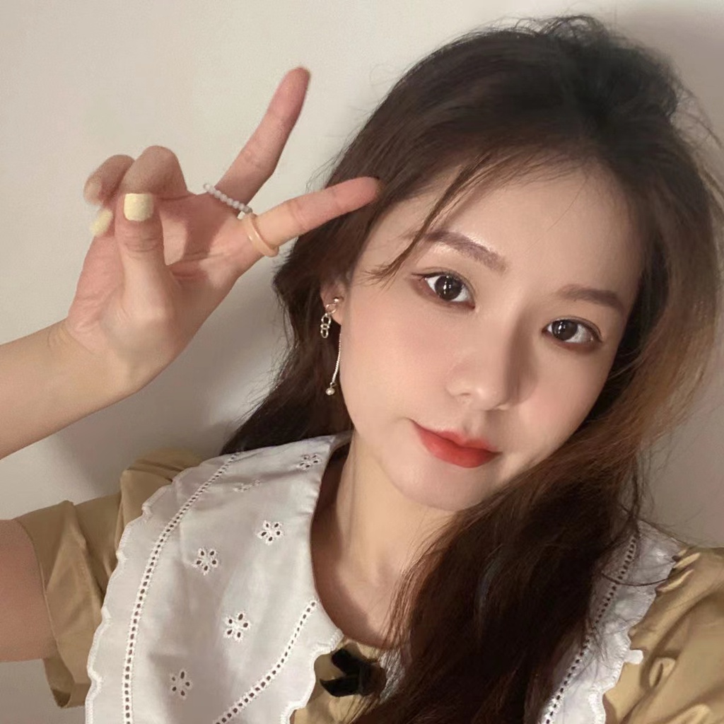 iF YOU Set 3 Nhẫn Nhựa Họa Tiết Hoạt Hình Nhiều Màu Sắc Cổ Điển Dành Cho Nữ