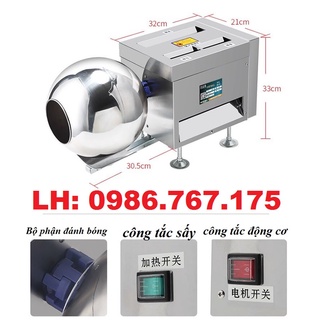 Máy làm viên hoàn mềm, viên trân châu, viên tinh nghệ mật ong LD-88A cỡ viên 4-6-8-10-12mm