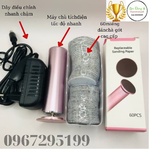 [ CAO CẤP-LOẠI 1] Máy chà gót chân spa, máy chà gót làm nail, móng....