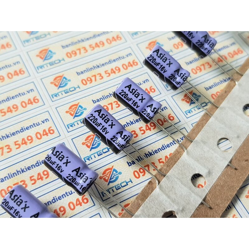 [Combo 20 chiếc] Tụ hóa 1uF 50V kích thước 5x11mm hàng chính hãng