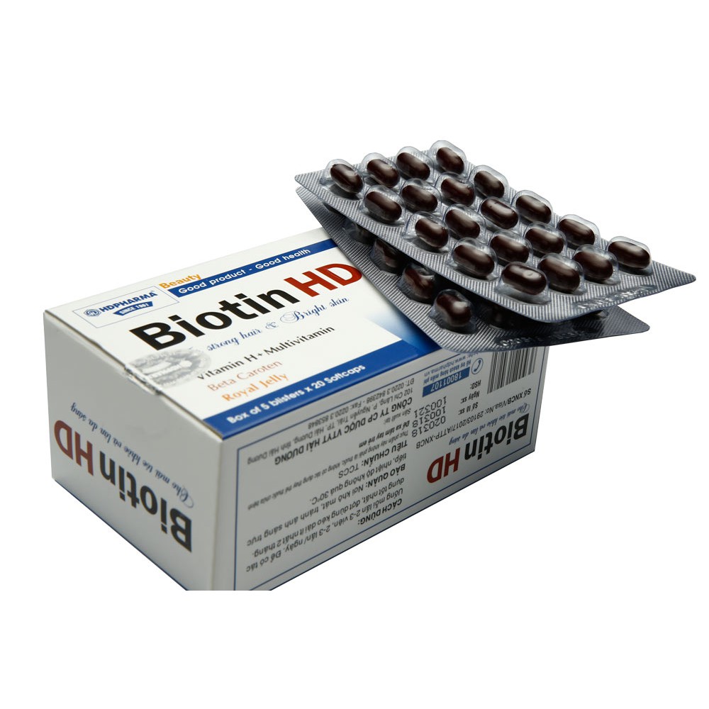 Biotin HD viên uống giúp mọc tóc, giảm rụng tóc, làm sáng da | WebRaoVat - webraovat.net.vn