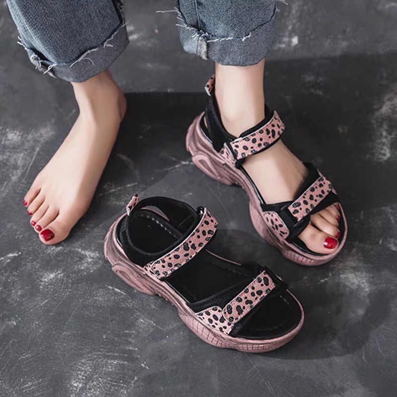 [XẢ KHO] (S49) Sandal đế bánh mì 5 phân quai DA BÁO