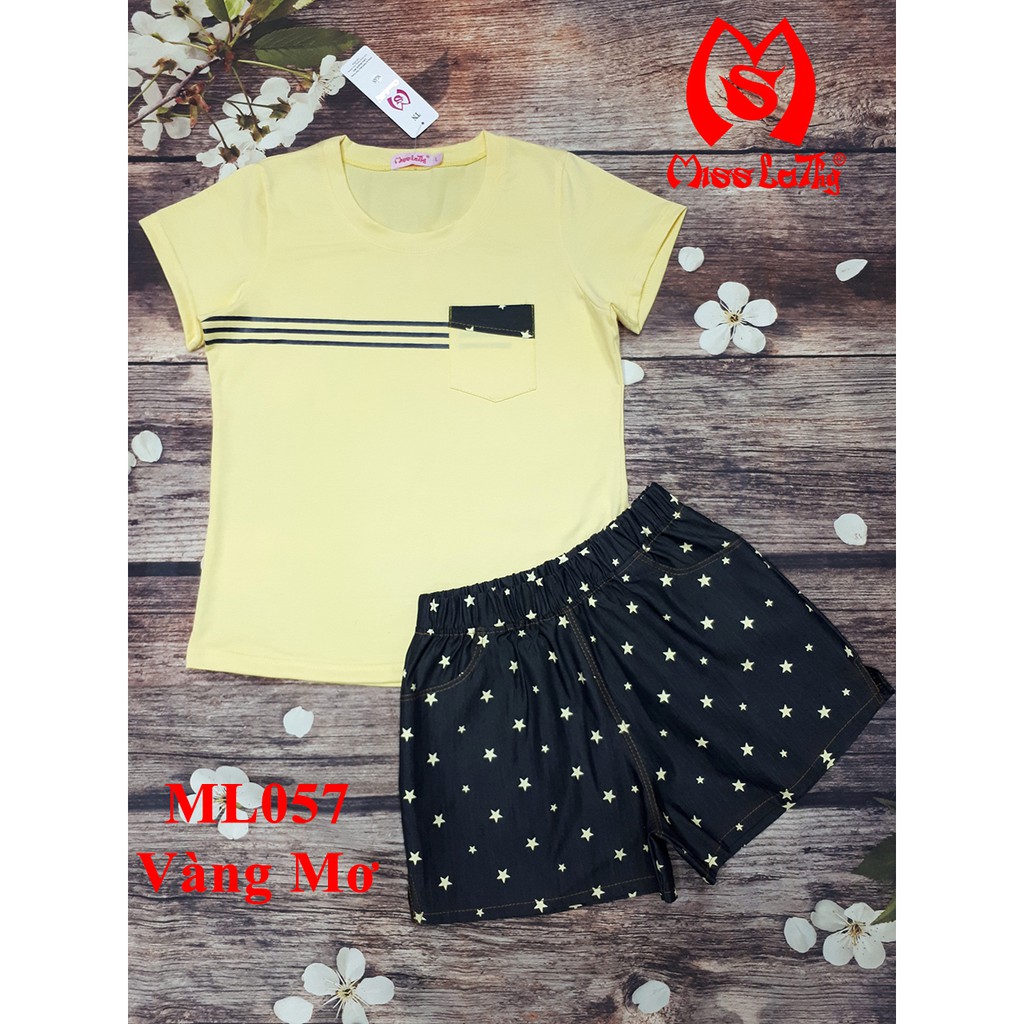 [Freeship từ 150k] ML057+ - Bộ mặc nhà nữ Jean Ngôi Sao MISS LATHY | BigBuy360 - bigbuy360.vn