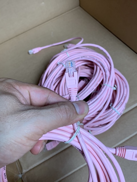 Cáp RJ11 zin cisco dài 3,5m dây đúc