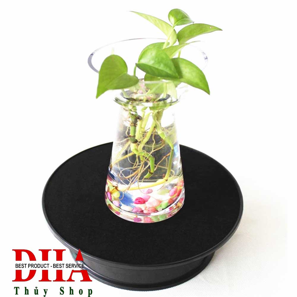 BÀN XOAY 360 ĐỘ TRƯNG BÀY SẢN PHẨM, ĐẾ XOAY ĐIỆN CHỤP ẢNH SẢN PHẨM CHÍNH HÃNG PULUZ (25CM - 32CM)