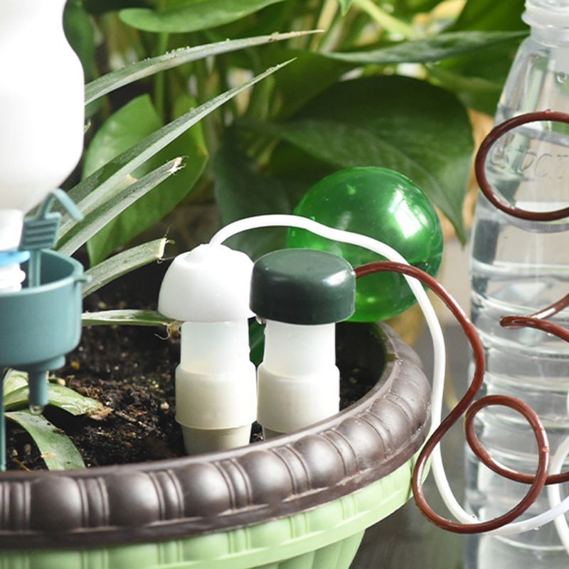 Bộ 2 dụng cụ tưới nước nhỏ giọt tự động cho cây trồng trong nhà