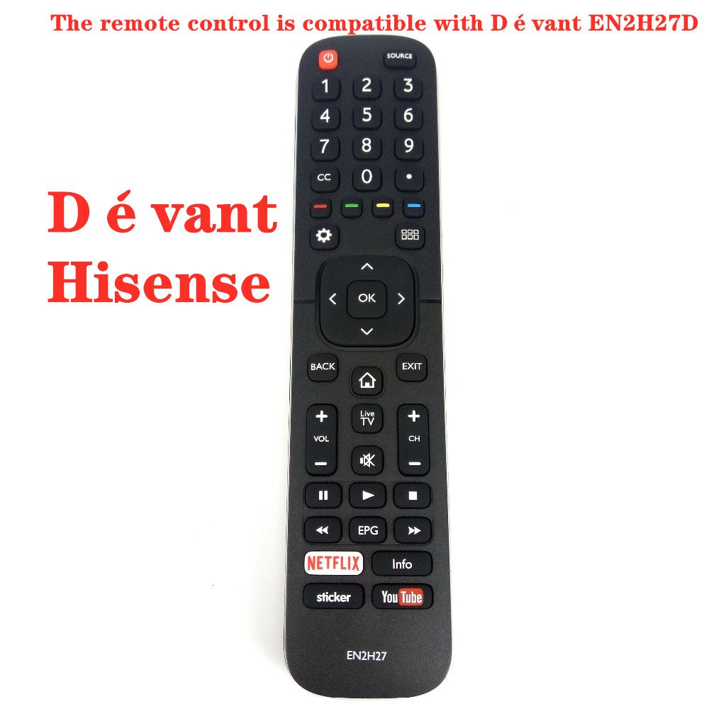 Để sử dụng điều khiển từ xa cho hisense Dévan t EN2H27D EN2H27 EN2H27HS điều khiển bộ điều khiển rem
