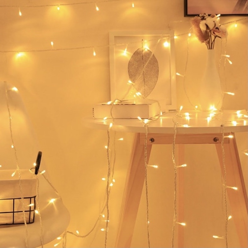 Dây led không chớp 8m trang trí giáng sinh, lễ tết, trang trí phòng ngủ