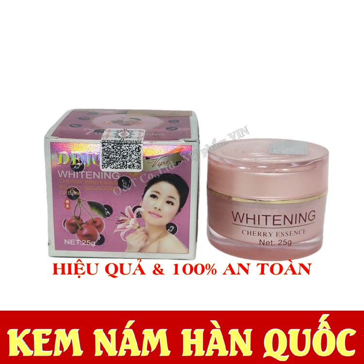 Kem nám tàn nhang trắng da chống nắng Cherry Hàn quốc 25g