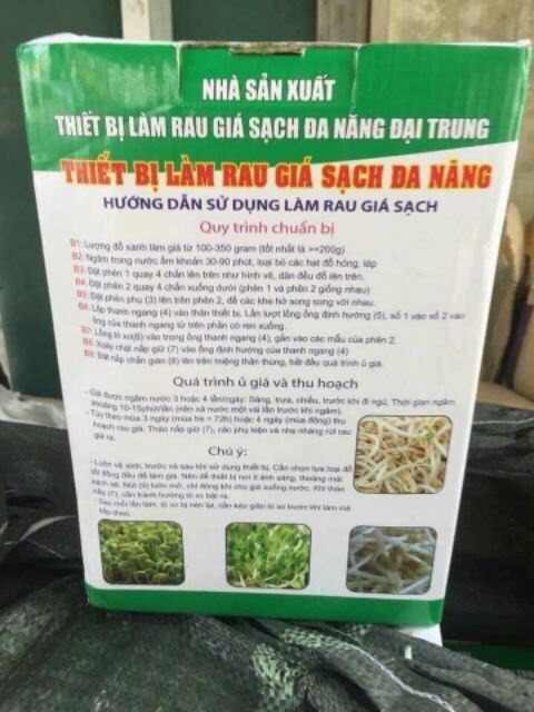 Máy làm giá đỗ rau mầm sạch