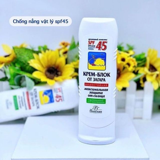 Kem chống nắng Nga Floresan SPF45 Nga