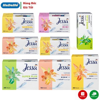 Băng vệ sinh Tampon Jessa Đức đủ size