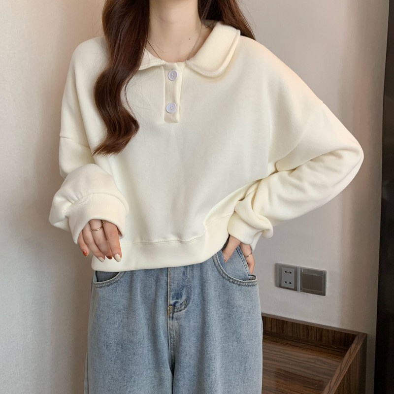 Áo Sweater Tay Dài Màu Sắc Thời Trang Mùa Thu Cho Nữ