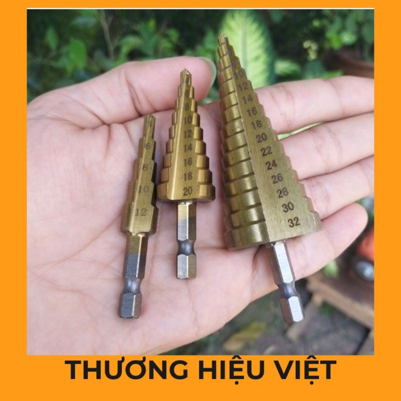 Bộ 3 mũi khoan tháp 4-32mm