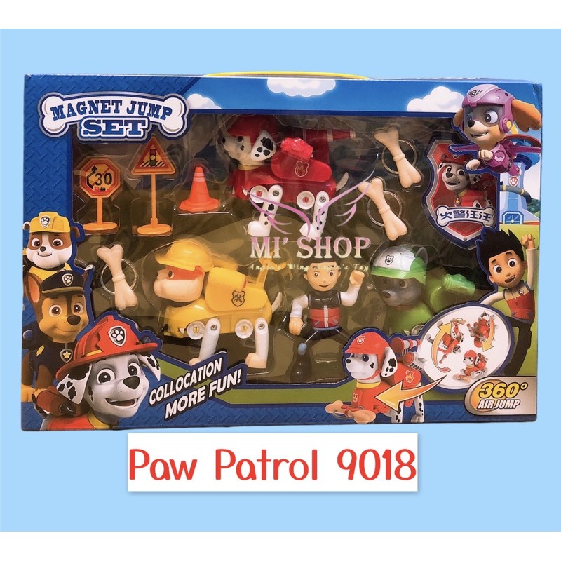 Mô hình Đội Chó Cứu Hộ - Paw Patrol Magnet Jump 360•